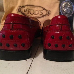 Red Tod's Loafers Size 41
